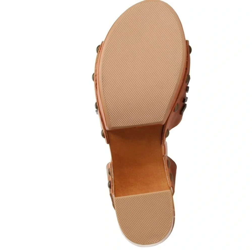 Kesli Dagger Brooklyn Frida Platform Heel Sandals 8.5 NEW